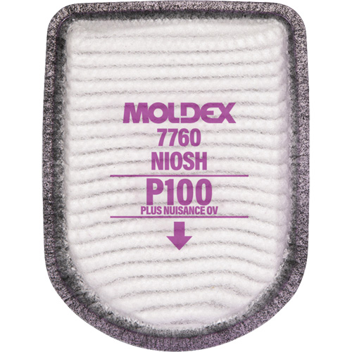 Filtre pour respirateur semi-rectangulaire, Filtre contre les particules avec suppresion de vapeurs nuisibles, Vapeurs organiques/P100 Les Distributions ICE