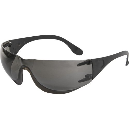 Lunettes de s&eacute;curit&eacute; Adapt, Lentille Fum&eacute;e, Antibu&eacute;e/Anti-&eacute;gratignures, ANSI Z87+/R&eacute;pond ou surpasse la norme CSA Z94.3 Les Distributions ICE