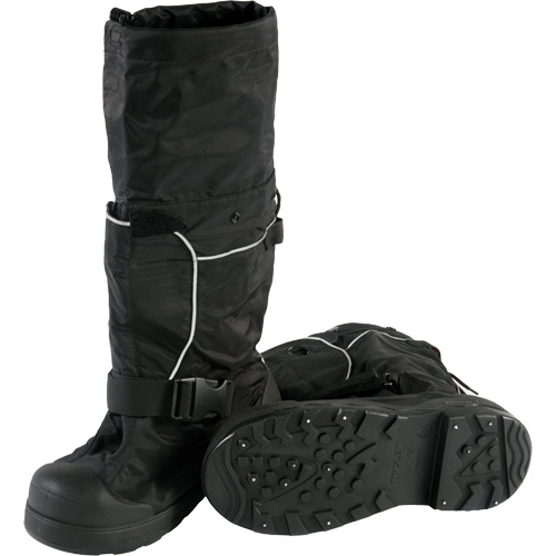 Couvre-chaussure pour traction sur glace Winter-Tuff Orion XT avec gu&ecirc;tre, Nylon/Polyur&eacute;thane, Boucles et crochets Les Distributions ICE