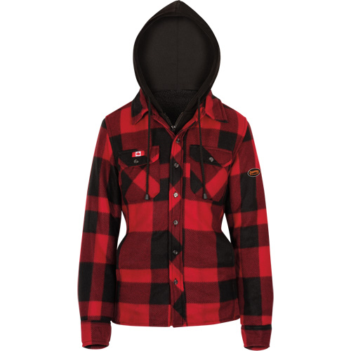415RBW Chemise &agrave; capuche matelass&eacute;e, Femmes, T-petit, Multicolore Les Distributions ICE