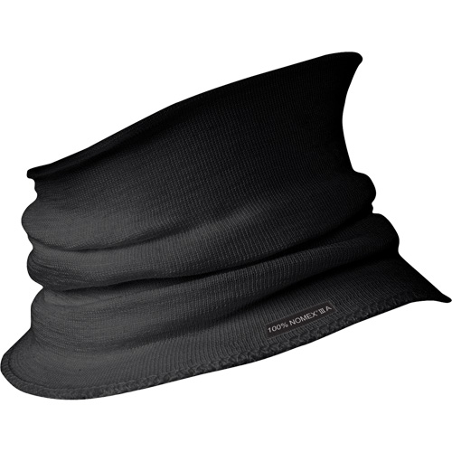 C207BK Flame Resistant Neck Warmer & Windguard, Black, Nomex&reg; Les Distributions ICE