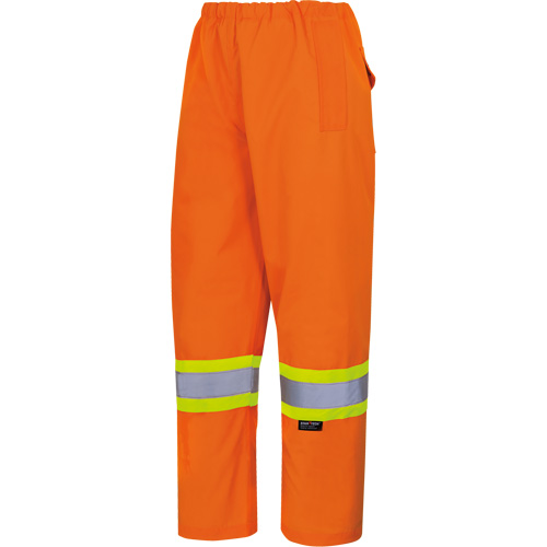 5586 Pantalon de s&eacute;curit&eacute; hydrofuge de 450D, Polyester/Polyur&eacute;thane, 4T-Grand, Jaune lime haute visibilit&eacute; Les Distributions ICE