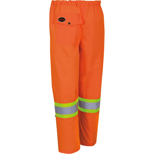 5586 Pantalon de s&eacute;curit&eacute; hydrofuge de 450D, Polyester/Polyur&eacute;thane, 4T-Grand, Jaune lime haute visibilit&eacute; Les Distributions ICE