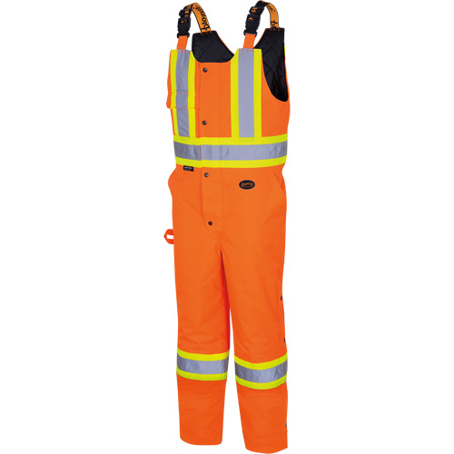 5040 Waterpoof Quilted Safety Overalls, Polyester, Small, High Visibility Orange Les Distributions ICE