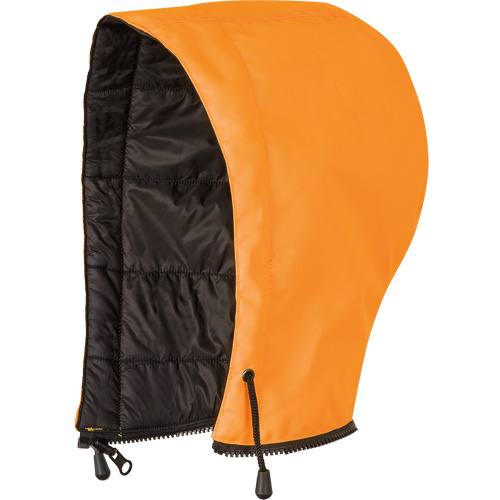 5770H Capuchon pour manteau de s&eacute;curit&eacute; haute visibilit&eacute; r&eacute;versible, Orange haute visibilit&eacute;, Nylon/Polyester Les Distributions ICE