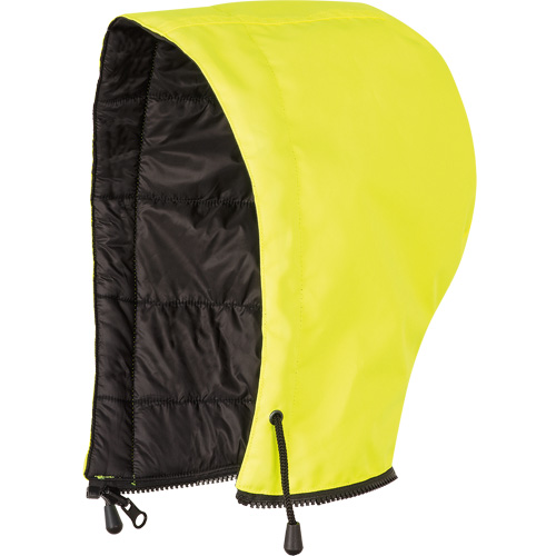 5771H Capuchon pour manteau de s&eacute;curit&eacute; haute visibilit&eacute; r&eacute;versible, Jaune lime haute visibilit&eacute;, Nylon/Polyester Les Distributions ICE