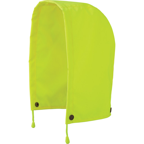 5401H Capuchon pour manteau de s&eacute;curit&eacute; imperm&eacute;able haute visibilit&eacute; ind&eacute;chirable en 300D trilob&eacute;, Jaune lime haute visibilit&eacute;, Polyester Les Distributions ICE