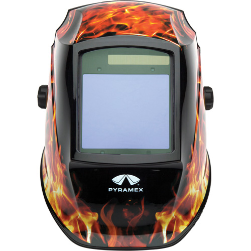 Leadhead&reg; Auto Darkening Welding Helmet, 3.8" L x 3.4" W View Area, 9 - 13 Shade Range Les Distributions ICE