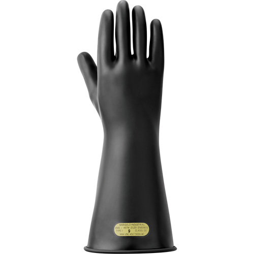 Electrical Insulating Gloves, ASTM Class 00, Size 7, 14" L Les Distributions ICE