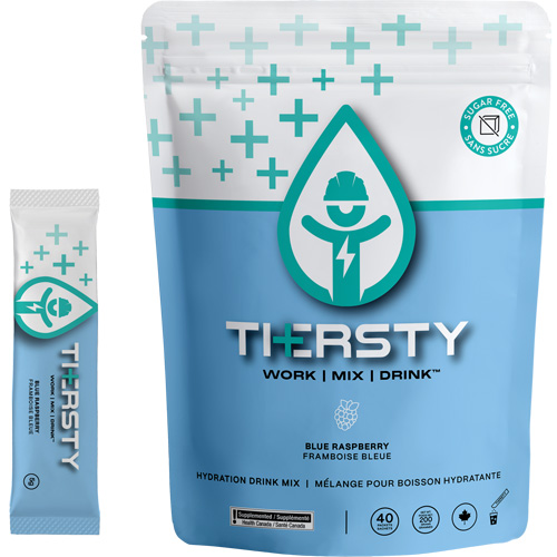 Hydration Drink Mix, Single Serve, Blue Raspberry Les Distributions ICE