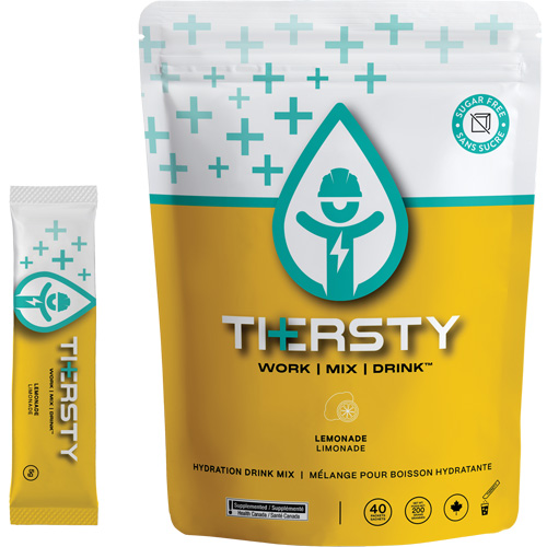 Hydration Drink Mix, Single Serve, Lemonade Les Distributions ICE
