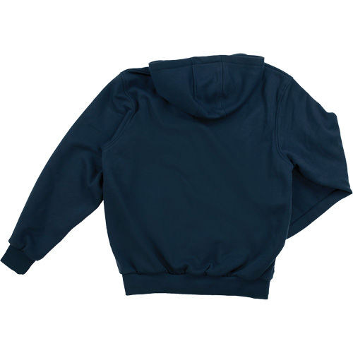 Water Repellent Fleece Pullover Hoodie, Men's, Small, Navy Blue Les Distributions ICE