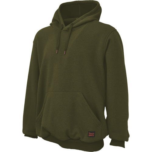 Water Repellent Fleece Pullover Hoodie, Men's, Small, Green Les Distributions ICE