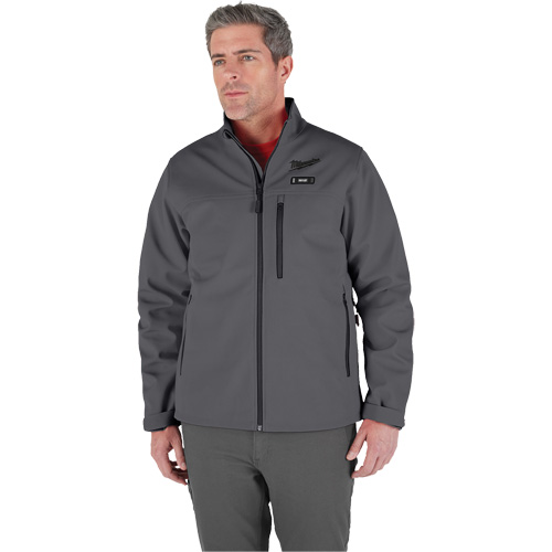 M12 Heated Toughshell Jacket (Jacket Only), Men's, Large, Grey Les Distributions ICE