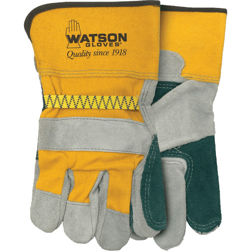 Gants d'ajusteur Mad Dog, Taille unique, Paume en Cuir de vache refendu Les Distributions ICE