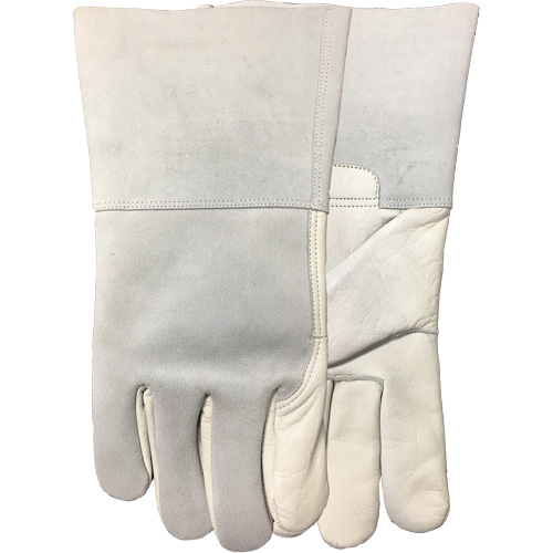 2757E Fabulous Fabricator Fitter's Gloves, Small, Grain Cowhide Palm, Cotton Fleece Inner Lining Les Distributions ICE