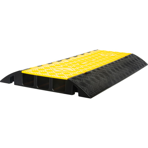 Polyurethane Cable Protector, 3 Channels, 35.43" L x 19.69" W x 3" H Les Distributions ICE
