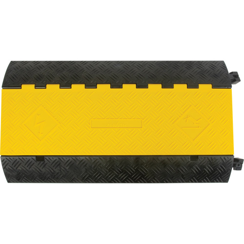 Polyurethane Cable Protector, 3 Channels, 35.43" L x 19.69" W x 3" H Les Distributions ICE
