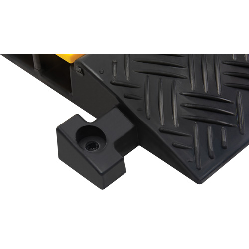 Polyurethane Cable Protector, 3 Channels, 35.43" L x 19.69" W x 3" H Les Distributions ICE
