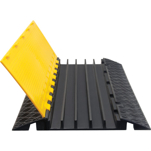 Protecteur de c&acirc;bles en polyur&eacute;thane, 5 canaux, 35,43" lo x 19,69" la x 2" h Les Distributions ICE
