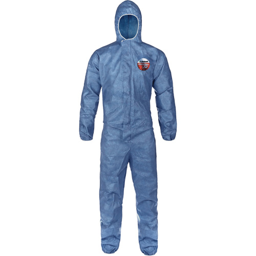 Hooded Coveralls, Large, Blue, MicroMax&reg; VP Les Distributions ICE
