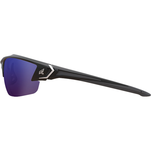 Khor G2 Safety Glasses, Blue Mirror Lens, Anti-Scratch/Polarized, ANSI Z87+/MCEPS GL-PD 10-12/Meets/Exceeds CSA Z94.3 Les Distributions ICE