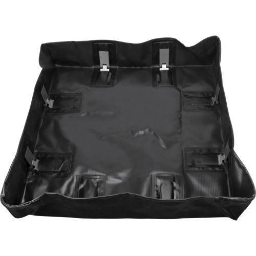 Collapsible Berm, 299 US gal. Capacity, 8' W x 10' L x 6" H, Snap-Up Bracket Les Distributions ICE