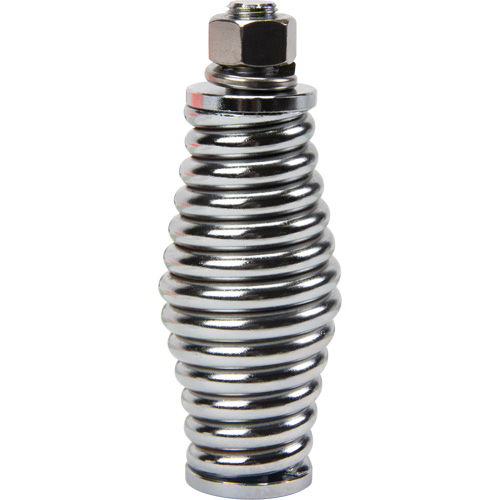 Tige de s&eacute;curit&eacute; robuste, Fixation Filet&eacute;, Hauteur 5', Orange avec X r&eacute;fl&eacute;chissant Les Distributions ICE