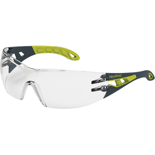 MX200 Rimless Wraparound Safety Glasses, Clear Lens, Anti-Fog/Anti-Scratch, ANSI Z87+/Meets/Exceeds CSA Z94.3 Les Distributions ICE
