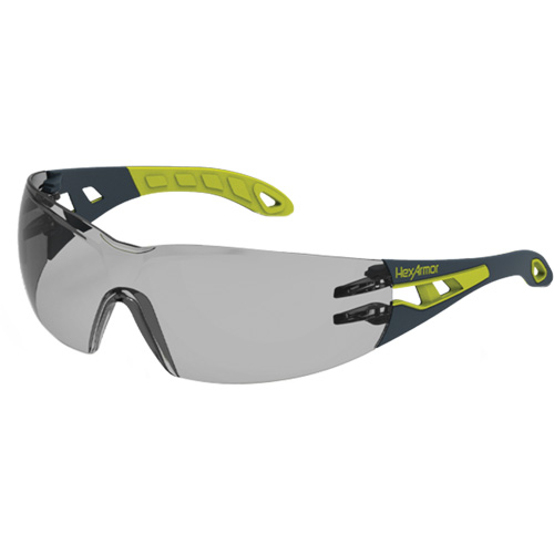 Lunettes de s&eacute;curit&eacute; enveloppantes sans monture MX200, Lentille Gris 23%, Antibu&eacute;e/Anti-&eacute;gratignures, ANSI Z87+/R&eacute;pond ou surpasse la norme CSA Z94.3 Les Distributions ICE