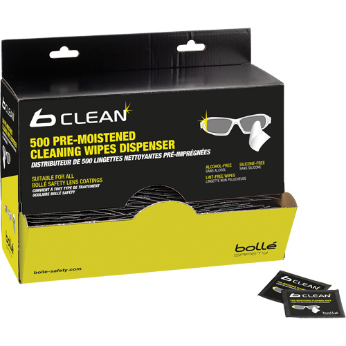 Lingettes nettoyantes pr&eacute;mouill&eacute;es B-Clean B500 Les Distributions ICE