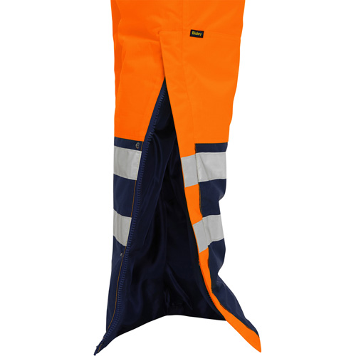 Bisley&reg; Extreme Cold Bib Overall, Polyester, Small, High Visibility Orange Les Distributions ICE