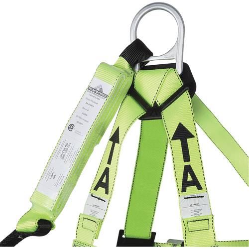 FBH-10000A5440-4 Harnais & longe classe A de 4' avec capacit&eacute; de 220 lb, Combinaison harnais/longe Les Distributions ICE
