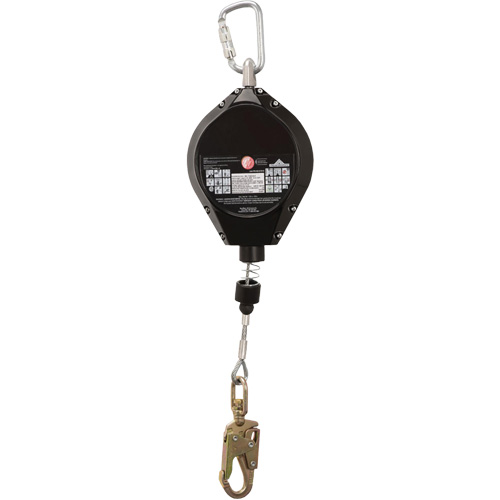 SRL-73302-40LE Self-Retracting Lifeline, 40', Galvanized Steel, Swivel Les Distributions ICE