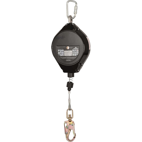 SRL-73302-60LE Self-Retracting Lifeline, 60', Galvanized Steel, Swivel Les Distributions ICE