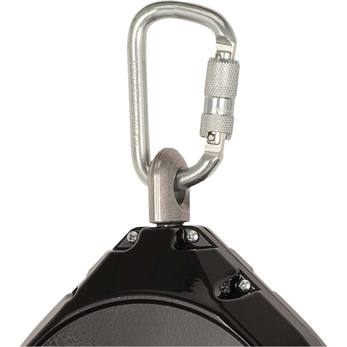 SRL-73302-60LE Self-Retracting Lifeline, 60', Galvanized Steel, Swivel Les Distributions ICE