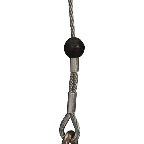 SRL-73303-96 Cable Self-Retracting Lifeline with Recovery, 96', Galvanized Steel, Swivel Les Distributions ICE