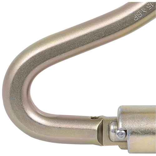 CP-04011-1 Zinc Plated Carabiner with 2" Gate Opening, Steel Les Distributions ICE