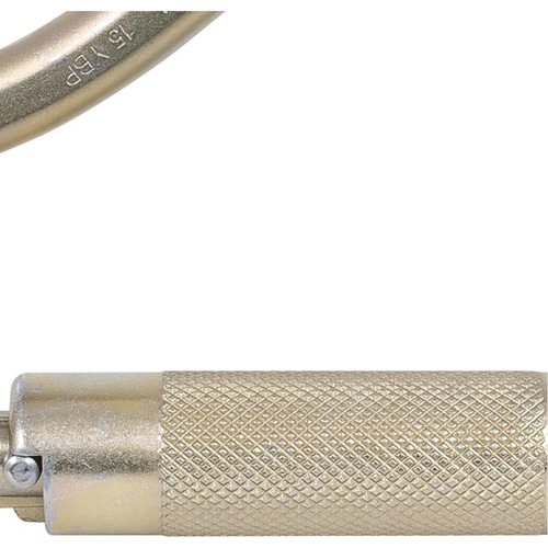 CP-04011-1 Zinc Plated Carabiner with 2" Gate Opening, Steel Les Distributions ICE