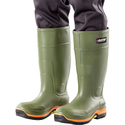 Bottes de s&eacute;curit&eacute; Hercules pour hommes, Polyur&eacute;thane thermique, Embout Aluminium, Pointure 4, Semelle R&eacute;sistant aux perforations Les Distributions ICE