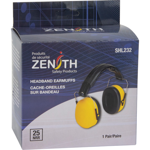 Passive Ear Muffs, Headband, 25 NRR dB Les Distributions ICE