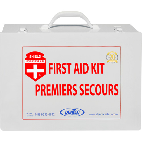 Trousse de premiers soins Shield, Colombie-Britannique/R&eacute;pond &agrave; la norme CSA Z1220-17 type 3 environnements &agrave; haut risque, Moyen (26-50 travailleurs) Les Distributions ICE