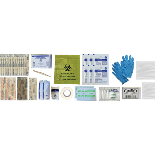 Trousse de premiers soins Shield, R&eacute;pond ou surpasse la norme CSA Z1220-24 type 1 individuelle, Personnel (1 travailleur) Les Distributions ICE