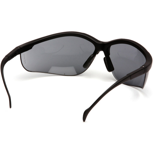 Lunettes de s&eacute;curit&eacute; &agrave; demi-monture Venture II, Lentille Gris, Antibu&eacute;e/Anti-&eacute;gratignures/Antistatique, ANSI Z87+/R&eacute;pond ou surpasse la norme CSA Z94.3 Les Distributions ICE