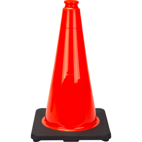 Premium Traffic Cone, 18", Orange Les Distributions ICE