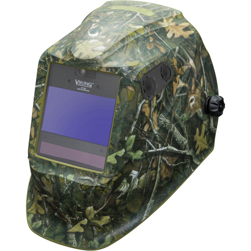 Masque de soudage VIKING 2450 s&eacute;rie ADV White Tail Camo, 3,82" lo x 2,44" la Champ de vision, Teinte 5 - 13 Les Distributions ICE