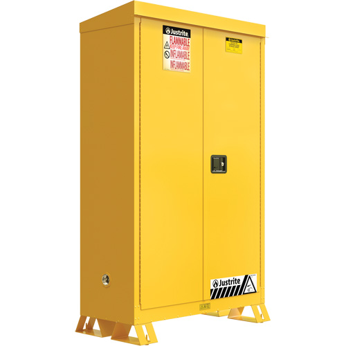 Armoire ext&eacute;rieure pour produits inflammables, 45 gal., 2 Porte(s), 43" La x 65" h x 18" p Les Distributions ICE