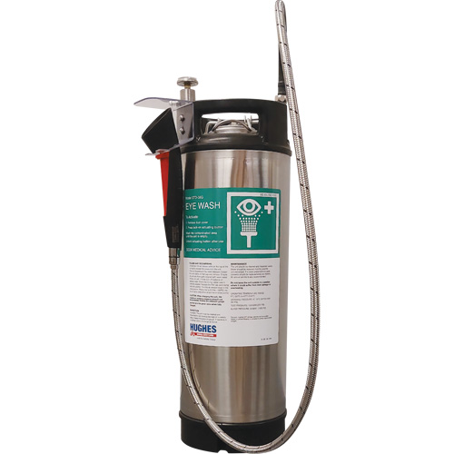 Portable Self-Contained Emergency Wash, Pressurized, 4 gal. Capacity, Meets None Les Distributions ICE
