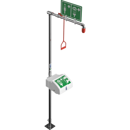 Douche combin&eacute;e avec cuvette ferm&eacute;e en ABS et entr&eacute;e inf&eacute;rieure, Socle Les Distributions ICE