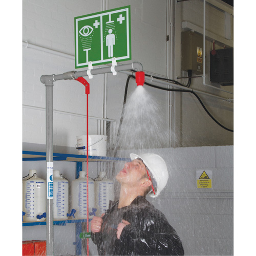 Douche combin&eacute;e avec cuvette ferm&eacute;e en ABS et entr&eacute;e sup&eacute;rieure, Socle Les Distributions ICE